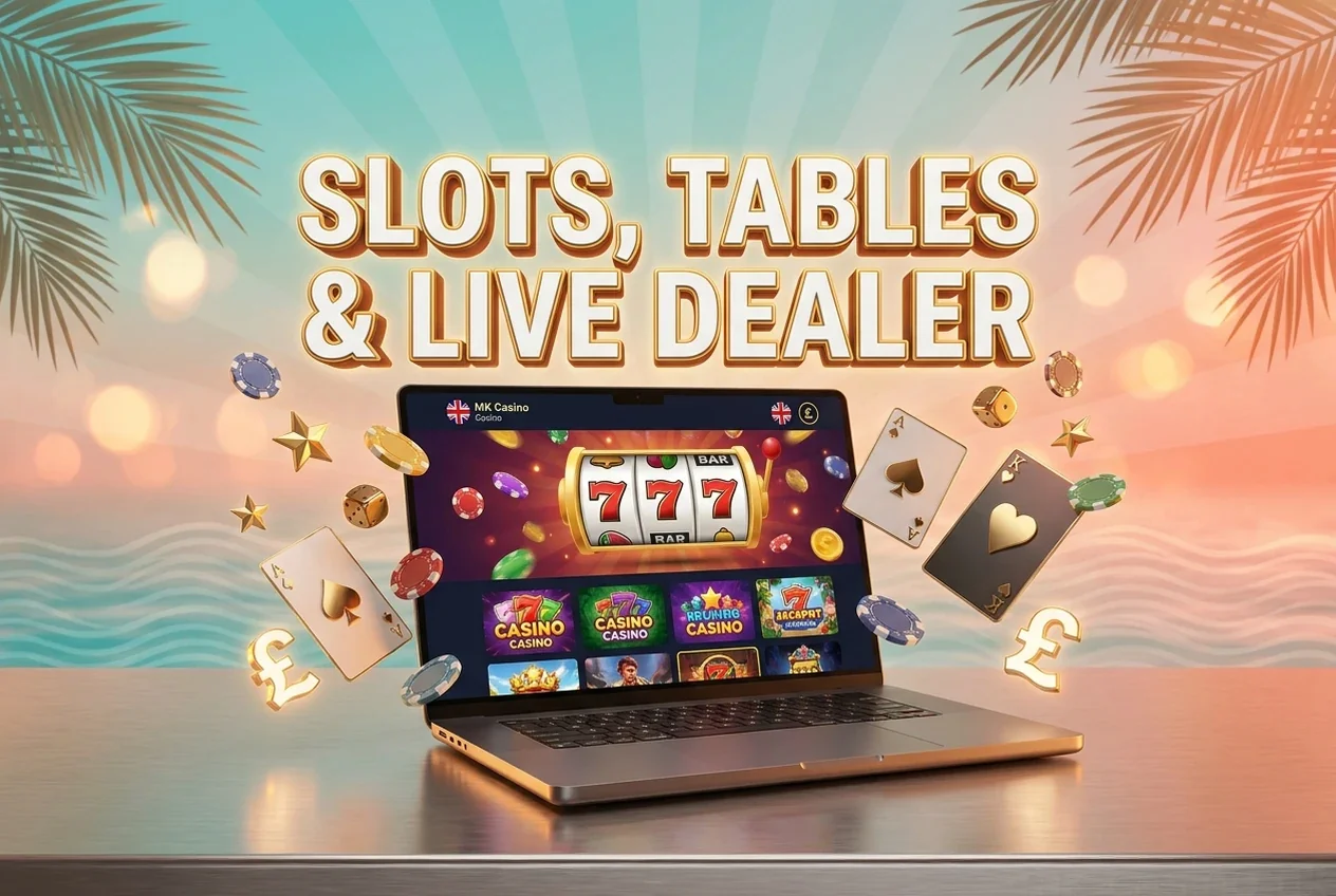 Slots, Tables& Live Dealer